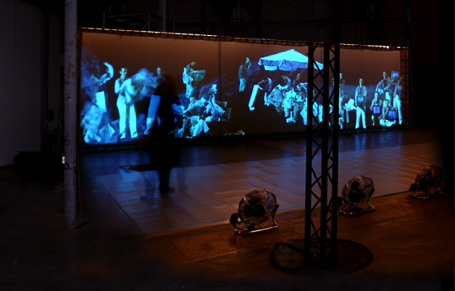 The Wind, interactive installation by Du Zhenjun